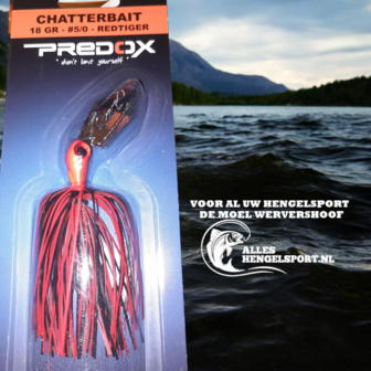 Predox Chatterbait Redtiger 10gr #4/0