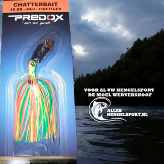 Predox Chatterbait Firetiger 10gr #4/0