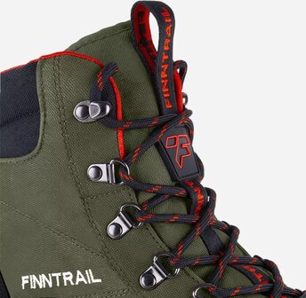 Finntrail Boots greenwood khaki  feltsole 43 / waadschoenen met viltzool