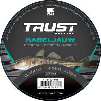 LFT Trust Special Kabeljauw 200mtr. 0,50mm. 17,1kg.