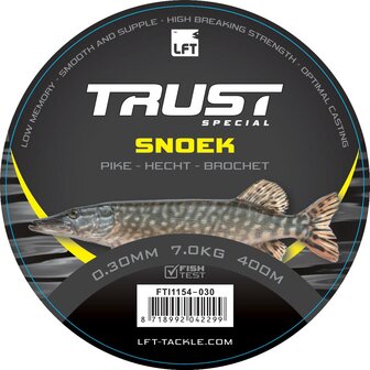 LFT Trust Special Snoek 400mtr. 0,30mm. 7,0kg.