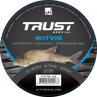 LFT Trust Special Witvis 450mtr. 0,14mm. 2,2kg.