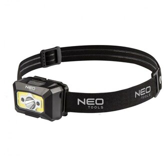 Neo Tools Hoofdlamp 250Lum. Osram COB + XPE LED