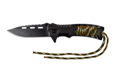 Camp Life Adventure Kombat Survival Knive With Paracord