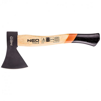 Neo Tools Handbijl 600gr, Usa Hickory, Din 5131