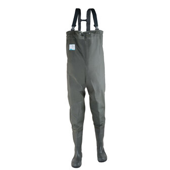 Mac Fishing Waadpak - Plavitex PVC - verstevigde kniestukken -  Maat 40 tot 48