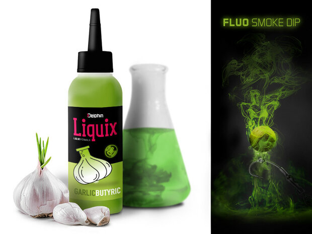 Delphin Fluo dip D Snax liquiX garlic-butyric