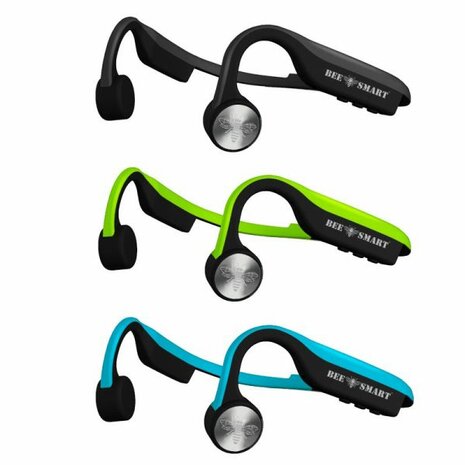 Bee Smart Groove 4.2 Wireless Bone Conduction Headset Blue