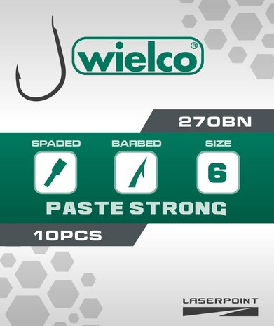 Wielco Laser Point 270BN Paste Strong Hooks 10pcs