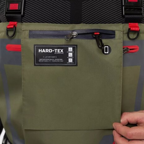 Finntrail wademan khaki stockingfoot lichtgewicht waadpak L